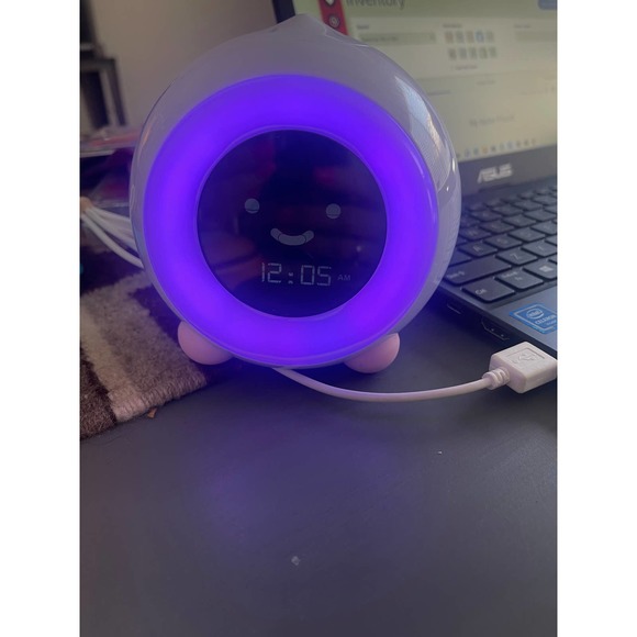 Little Hippo Mella Ready to Rise Childrens Sleep Trainer Alarm clock - Picture 4 of 7